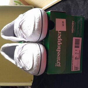 Grasshoppers Windsor Bow Eyelet White Shoe Size 10